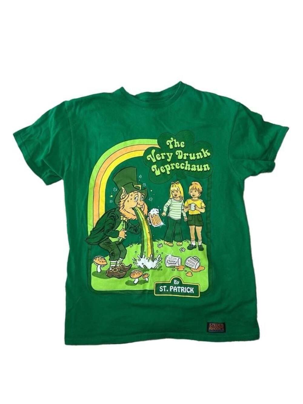 Steven Rhodes The Very Drunk Leprechaun Graphic T-Shirt